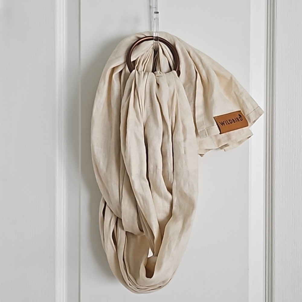 WILDBIRD Cream Linen Wrap
